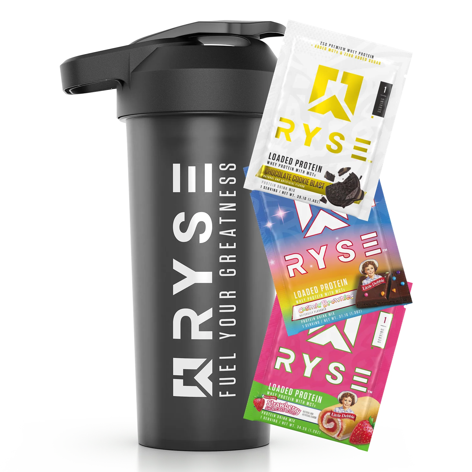 Loaded Protein Samples Variety Pack + Free SportShaker
