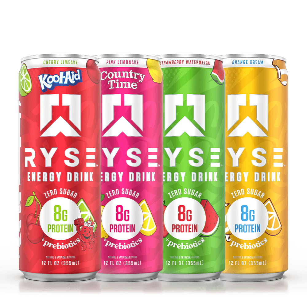 RYSE 12oz Energy Drink 4-Pack